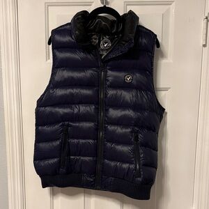 American Eagle Outfitters Navy Puffer Vest